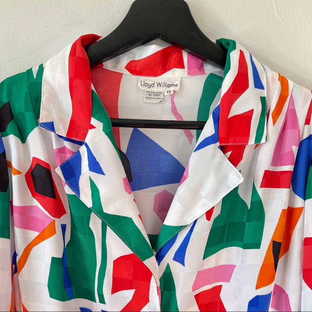 Vintage Lloyd Williams button down blouse - Picture 4 of 12